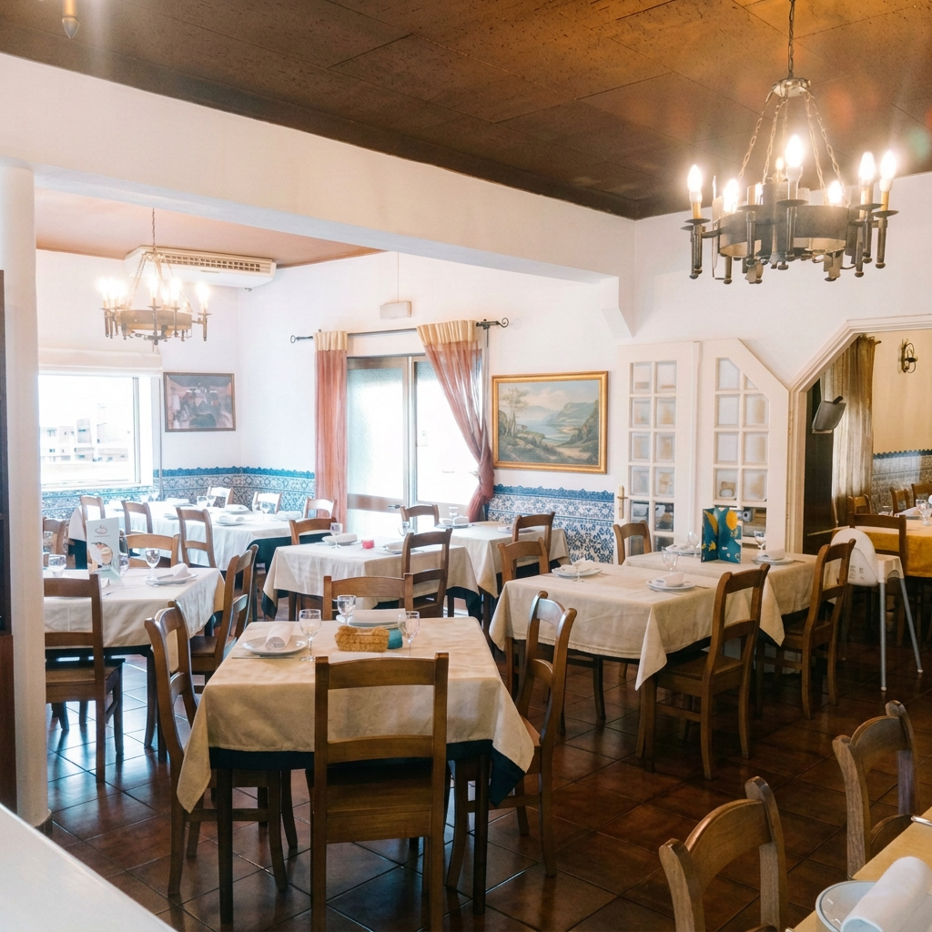 Sala de refeições do Restaurante Mira Rio